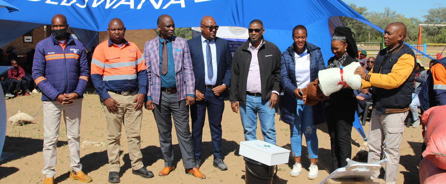 LETLHAKANE AND DAMTSHAA MINES EMPLOYEES DONATE TO MALATSWAE PRIMARY SCHOOL