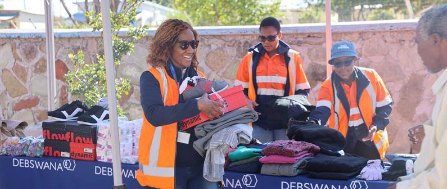 ENGINEERING DEPARTMENT DONATES WINTER CLOTHING TO MMATSHUMO VILLAGE