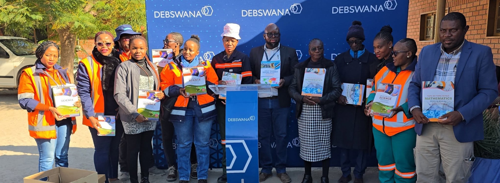 ORE PROCESSING TEAM SUPPORTS EDUCATION WITH BOOK DONATION TO MMADIKOLA PRIMARY SCHOOL