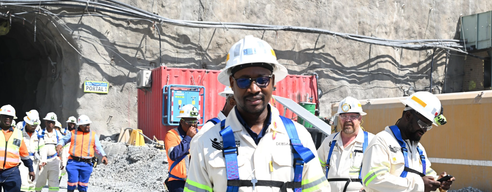 JWANENG EXCO CONDUCTS UNDERGROUND VFL